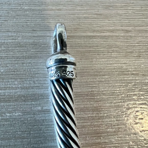 David Yurman Classic Cable Metro Choker Necklace - Picture 2 of 3